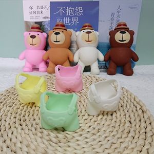 Jincan Factory Wholesales <b>Cute</b> <b>Bear</b> Squeeze Toys New Change Knead Music Slow Rebound Extractors Stress Relief Overpants for Kids - Product Image 6