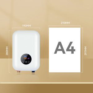 Máy nước nóng nhỏ gọn 6500W | Chế Độ sinh thái nhiệt 5S cho phòng tắm & nhà bếp IPX4 Màn hình LCD chống nước dễ dàng cài đặt - Product Image 5