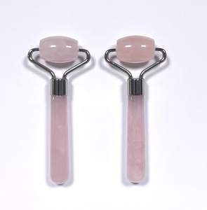 Mini masseur oculaire en quartz rose - Product Image 1