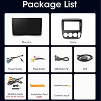 Autoradio pour CRV 2007-2011 avec CarPlay, Android Auto, Navigation GPS, Lecteur Multimédia AUX, WIFI, DSP Stéréo et Aide au Recul