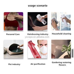 Portable vide coloré 7oz 500ml pulvérisateur de poussière de brouillard d'eau en plastique fin pour la coiffure/nettoyage/plantes de jardin/huile essentielle - Product Image 6
