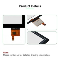 Pantalla Táctil Capacitiva de 4.3 Pulgadas, Impermeable, Estructura G+G, 5 Puntos de Contacto, con Interfaz I2C FT5346