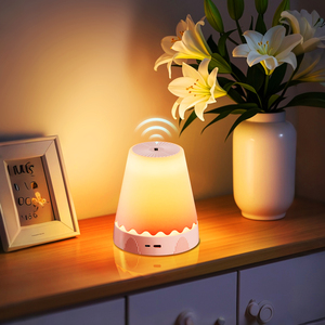 Lámpara de escritorio recargable por <span class=keywords><strong>USB</strong></span> moderna, sensor de movimiento RGB, luces nocturnas ajustables en altura, lámpara de mesa <span class=keywords><strong>LED</strong></span> para dormitorio de Hotel - Product Image 5