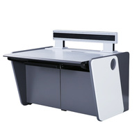 Bureau modulaire personnalisé, console centrale de commande, panneau de commande LED moderne