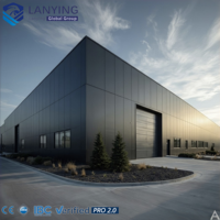 Edificio de Almacén Prefabricado de Acero Moderno para Aplicaciones Industriales de Almacenamiento y Distribución