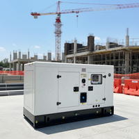 Generador Diésel Súper Silencioso Trifásico de 15KVA 20kVA 20KW 25KW con Marco Abierto, ATS y Arranque Remoto