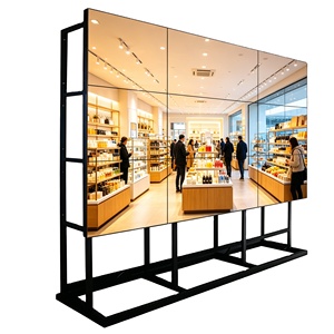 Écran de publicité intérieur ZGS 3x3 65 pouces, équipement de diffusion, écran de raccordement à cadre ultra-fin 1,8 mm, mur vidéo LCD 65 pouces ZGS-PJ650 - Product Image 1