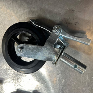 <span class=keywords><strong>ล้อ</strong></span>เลื่อนยางสำหรับงานหนัก สีดำ ขนาด 6 นิ้ว 8 นิ้ว พร้อมแกนล็อคหมุนได้ 360 องศา พร้อมเบรก - Product Image 4