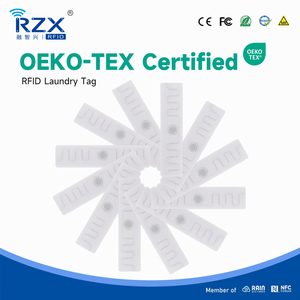 แท็กผ้าลินิน UHF RFID ขนาด 70x15 มม. กันน้ำ ทนทานต่อสภาพอากาศ ทนความร้อน ซักได้ มีรูสำหรับใช้ในโรงแรม โดย <span class=keywords><strong>RXZ</strong></span> - Product Image 4