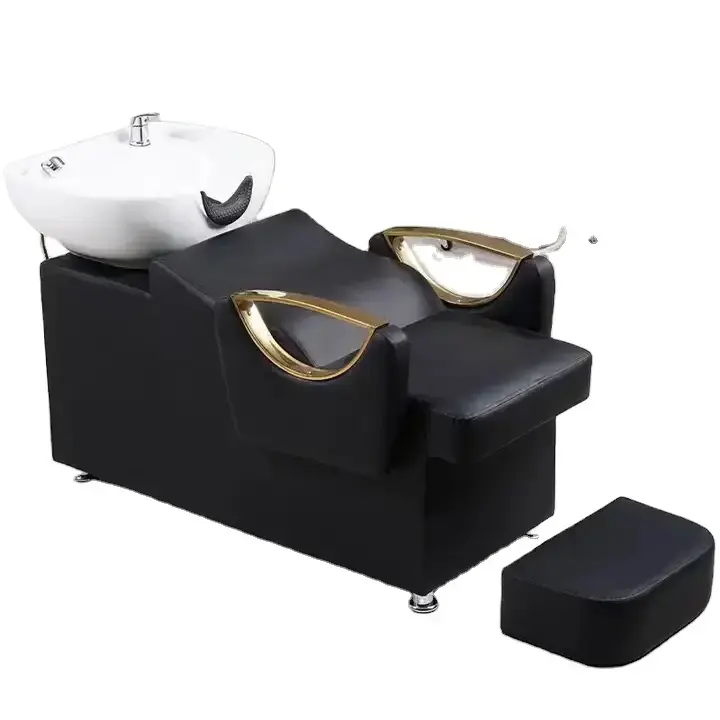 Hot selling high-quality beauty salon hair salon exclusive comfortable shampoo chair shampoo bed high-end shampoo bed