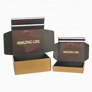 Boîte d'expédition en carton avec lamination mate, bande adhésive à fermeture éclair, bande adhésive à déchirer pour l'envoi postal, boîte à courrier auto-scellante - Product Image 5