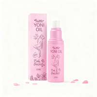 Huile Essentielle d'Hygiène Intime Équilibrée au PH 100% Pink Secret, aux Herbes Naturelles, Huile Détox Yoni - Meilleure Vente