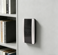 Sonnette sans fil LUCKARM blanche à piles avec mélodies, design moderne, pour hôtels, garantie 2 ans, sonnerie cinétique DC