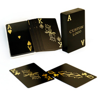 Cartes à jouer en plastique PVC avec logo imprimé, promotion d'événements marketing, emballage personnalisé