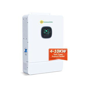 ระบบโซลาร์เซลล์แบบออฟกริดยี่ห้อ OEM ขนาด 4KW 5KW 8KW 10KW แบบสองเอาต์พุต 48VDC คลื่นไซน์บริสุทธิ์ ระบบไฮบริด - Product Image 5
