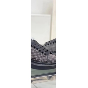 Luxurious brand fashionable trend walking shoes of high quality with diamond embellishments and thick soles for casual wear - Product Image 2