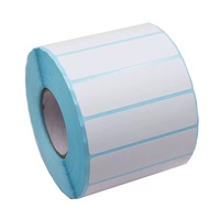 Étiquettes autocollantes en papier thermique de taille personnalisée, 60x40mm, imperméables, écologiques, avec code-barres pour la promotion en supermarché