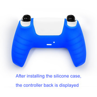 Housse de protection pour poignée en caoutchouc de silicone souple multicolore bon marché d'usine pour accessoire de contrôleur PS5