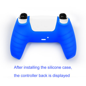 Housse de protection pour poignée en caoutchouc de silicone souple multicolore bon marché d'usine pour accessoire de contrôleur PS5 - Product Image 2