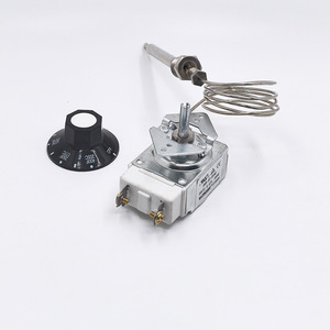 Control Accessory for Electric <b>Deep</b> <b>Fryers</b> 204/400F Digital Temperature Controller with 1/4\" MNPT RX-1-36 Knob Square Pattern - Product Image 1