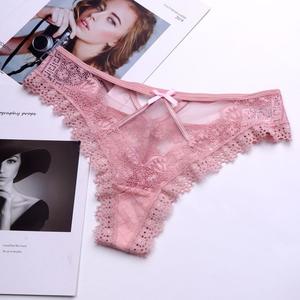 Sous-vêtements sexy pour femmes, respirants, taille basse, en dentelle, string pour adolescentes, photos de bikini, string transparent - Product Image 2
