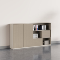 Poste de travail modulaire pour 2 personnes avec panneau acoustique et chemin de câbles intégré – Mobilier de bureau