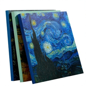 Album da <span class=keywords><strong>Disegno</strong></span> Van Gogh 20k: <span class=keywords><strong>Girasoli</strong></span> e Cielo Stellato, Quaderno per Schizzi con Colori a Gouache per Studenti - Product Image 1