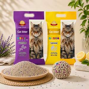 Arena para Gatos de Bentonita Ecológica a Granel, 4kg, Control de Olores, Sin Polvo, Aglutinación Rápida, Venta al por Mayor - Product Image 1