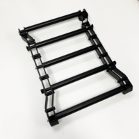 Échelle latérale modifiée pour Suzuki Jimny 2019-2022, JB74 JB64 JB74W, fenêtre arrière, cadre supérieur de voiture, accessoires d'échelle d'escalade