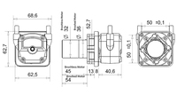 Huikamoer-pompe péristaltique KPHM400, 12V/24V, cc, brosse, moteur pas à pas, Performance Stable, haut débit 420-480 ml/min