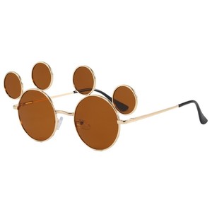 Lunettes de soleil pour enfants, monture intégrale UV400, motif souris à quatre <span class=keywords><strong>yeux</strong></span>, style hip-hop, pour fête et spectacle, vente en gros - Product Image 5