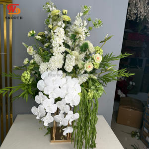SMOOTH Wedding Decoration Green Artificial <b>Flower</b> ball Handmade Wholesale Price <b>Silk</b> Event table Centerpiece <b>flower</b> ball - Product Image 6