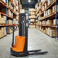 Nuevo elevador apilador de paletas eléctrico personalizable NRT 3m 2M 1.5Ton para venta minorista y almacén y fábrica y logística y construcción y maquinaria