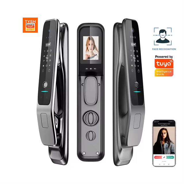 TYSH Ai Smart Door Lock Fingerprint Digital Wifi Lock Smart Lock With Camera Monitor Send Photo to Phone