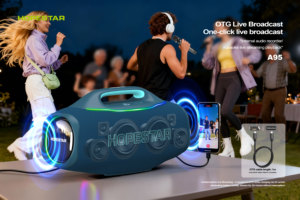 HOPESTAR A95 580W Altoparlante Portatile con Microfono Wireless UHF, Batteria da 40000mAh, Boombox da Esterno con Luce RGB e AuraCast - Product Image 2