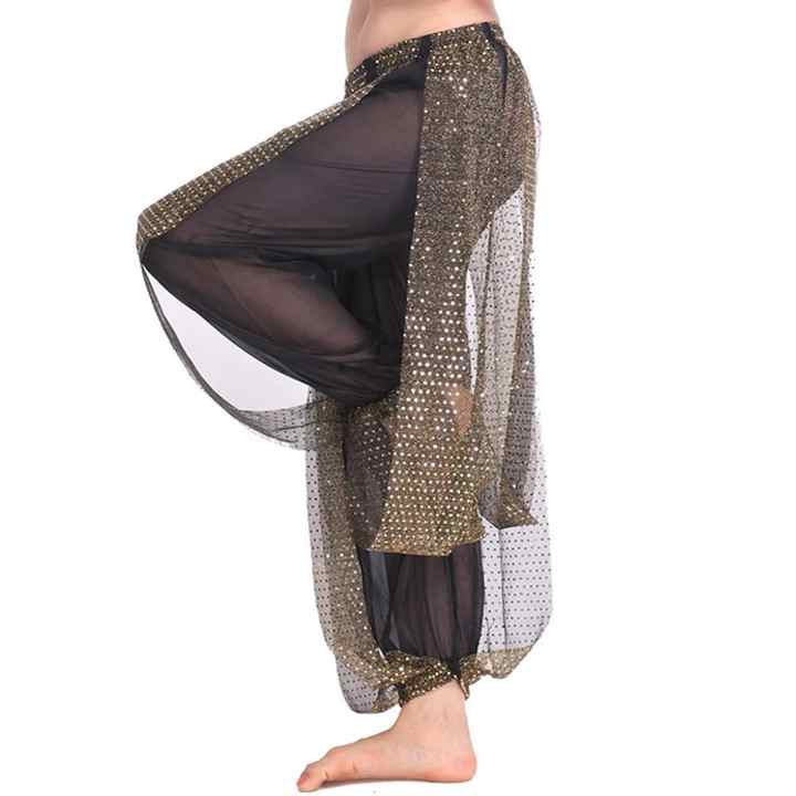 Sari Indien Pantalon Sarouel Satin Femme Danse Du Ventre