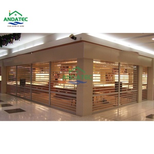 Customized Transparent Polycarbonate Slat <strong>Price</strong> for Crystal PC <strong>Roll</strong> up <strong>Door</strong> Stainless Steel Grille Rolling Shutter <strong>Doors</strong> - Product Image 2