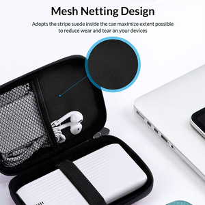 Estuche para disco duro de 2,5 pulgadas, bolsa de transporte para almacenamiento de unidades externas, resistente al agua y a prueba de golpes para organizar accesorios electrónicos - Product Image 4