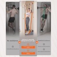 Ceinture de traction horizontale en cuir TPE et polyester, élastique et réglable, pour hommes et femmes, entraînement de fitness à domicile