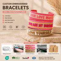 Bracelets de conception de gland réglables pour femmes broderie de lettre personnalisée accessoires de chaîne de mode tendance