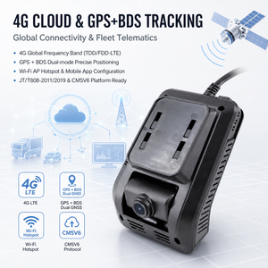Cámara para Auto 4G con Doble Lente y WiFi, DVR con GPS, Doble <span class=keywords><strong>SIM</strong></span> 1080P, Grabador de Video con IA para Flotas, Supercondensador, Dashcam M16 - Product Image 6