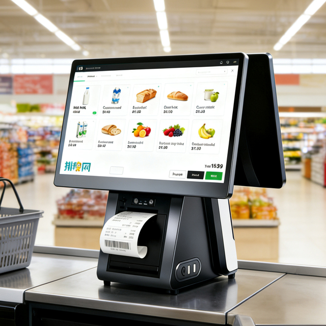 Retail Restaurant Windows All in One Pos With Thermal Printer Pos Device Terminal Pos Machine