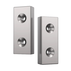 מותאם אישית בגודל ndfeb קבוע nodymium מגנט בלוק מצופה ניקל מצופה מנוטר חורים תעשייתיים ריתוך - Product Image 1