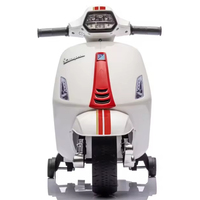 Moto électrique pour enfants VESPA sous licence, mini moto pour bébé, moto à batterie pour enfants de 3 à 8 ans
