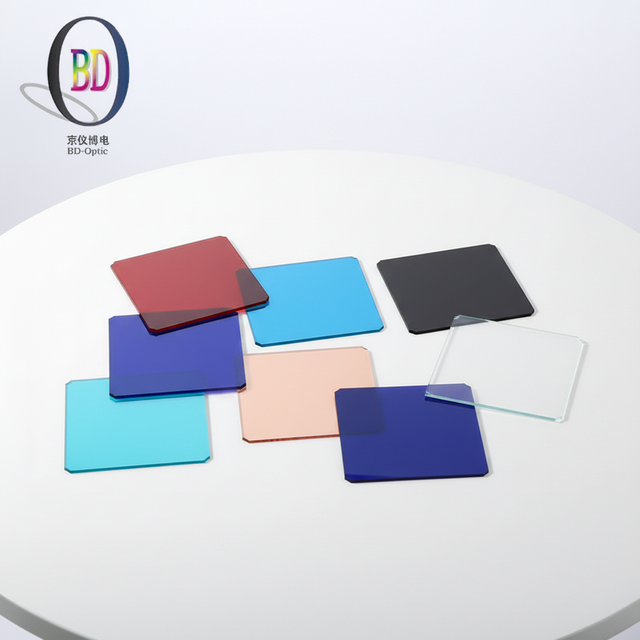 Optical Colored Dichroic Glass Long Pass Filter LPF-640nm with IAD Hard Coating for Projector (K9 Material)