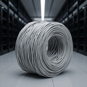 Cat5e Network <b>Cable</b> 305m Light Gray PVC Jacket Pure Copper Non Shielded <b>For</b> <b>Computer</b> Structured Cabling - Product Image 1
