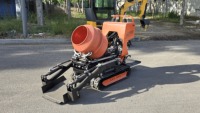 Mezcladora de Cemento Tipo Oruga Pequeña con Motor Importado, Mezcla Uniforme y Bajo Residuo para Renovación de Villas