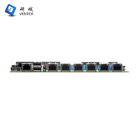 Fábrica Intel J1900 DDR3 pantalla VGA sin ventilador 6 RJ45 LAN Puerto Ethernet Pfsense servidor Firewall placa base integrada única