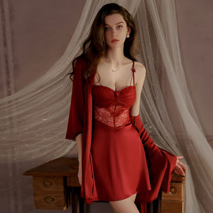 ชุดนอนสตรีขนาดใหญ่พิเศษ, ชุดนอนสตรีแบบคล้องคอ - Product Image 1