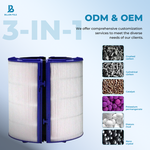 <span class=keywords><strong>Filtre</strong></span> <span class=keywords><strong>HEPA</strong></span> et <span class=keywords><strong>charbon</strong></span> <span class=keywords><strong>actif</strong></span> <span class=keywords><strong>de</strong></span> remplacement compatible avec les pièces <span class=keywords><strong>de</strong></span> purificateur d'air Dysons Hp04 Tp04 Dp04 Tp05 Dp05 - Product Image 6